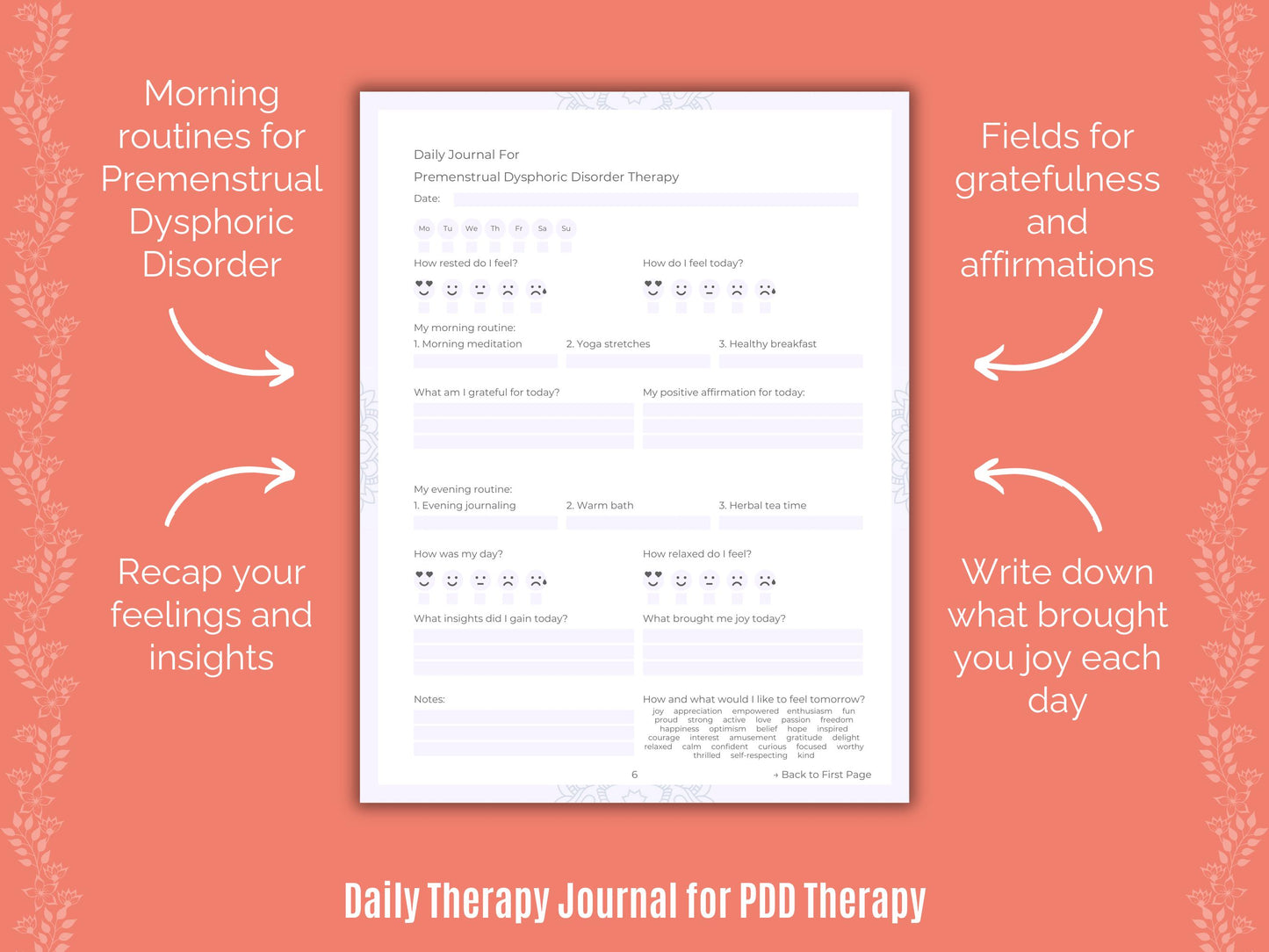 Counseling, Planners, Dysphoric, Premenstrual Notes, Journals, Disorder, Goal Setting, Workbooks, Premenstrual Tools, Premenstrual Therapy, Journaling, Templates, Cheat Sheet, Resources