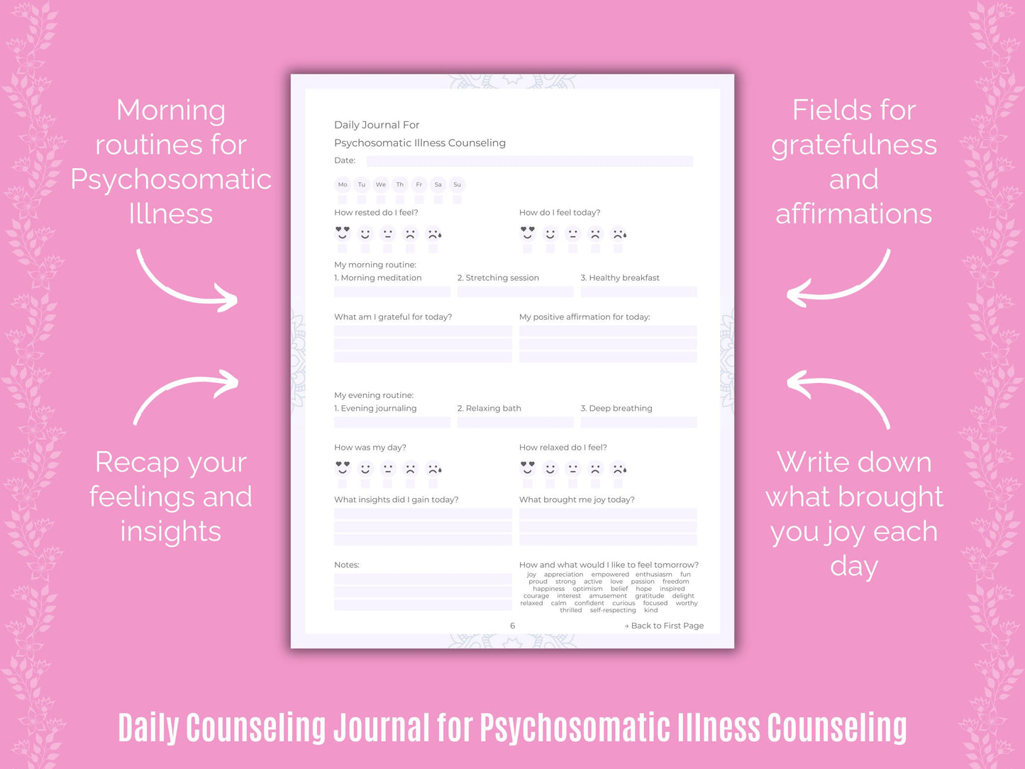 Psychosomatic Illness Counseling Cards