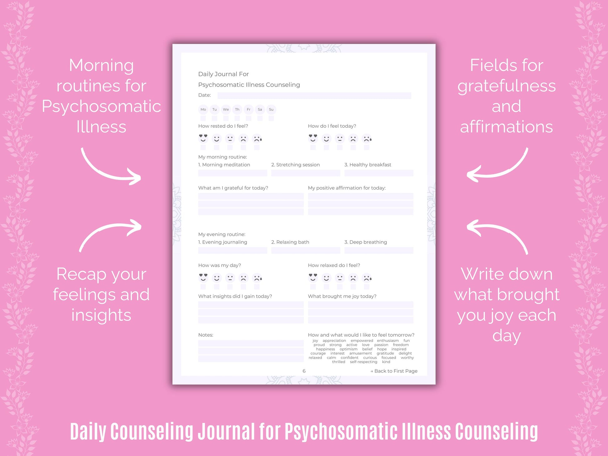 Psychosomatic Illness Counseling Cards