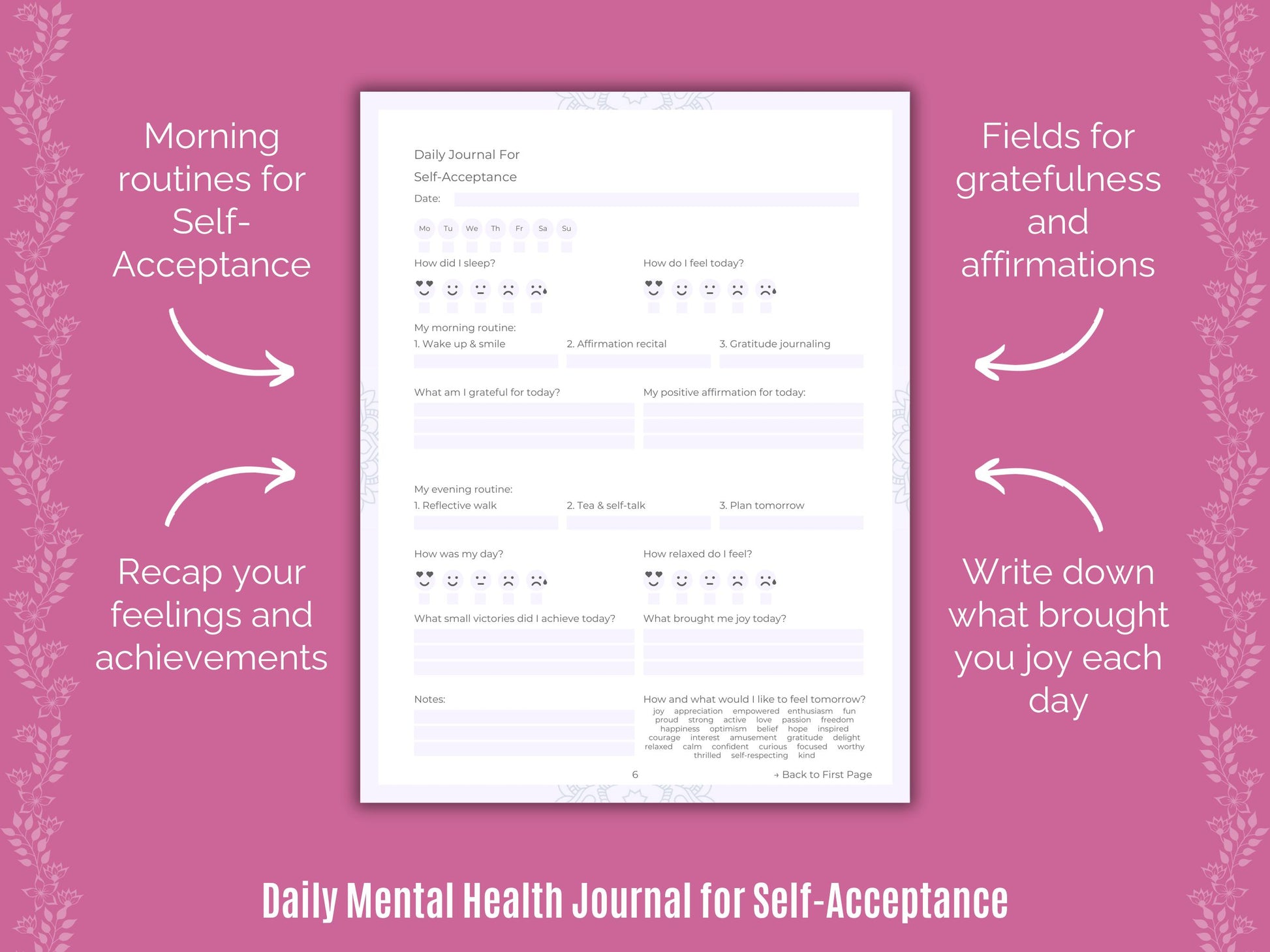 Counseling, Notes, Workbooks, Templates, Tools, Journaling, Journals, Therapy, Planners, Cheat Sheet, Goal Setting, Resources, Self-Acceptance Mental Health