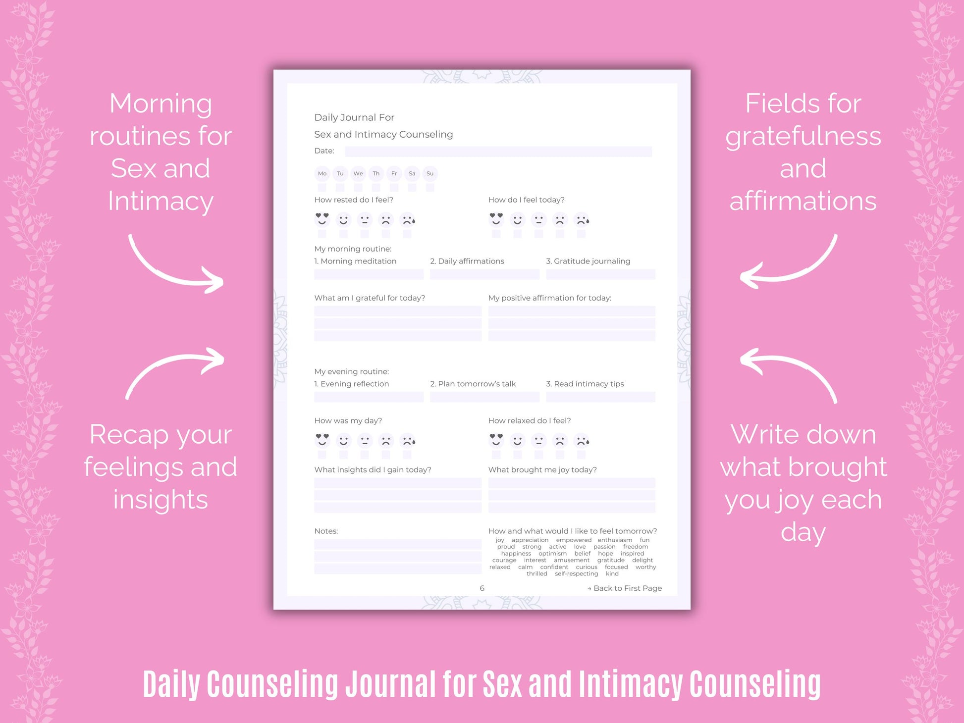 Sex and Intimacy Counseling Tracker