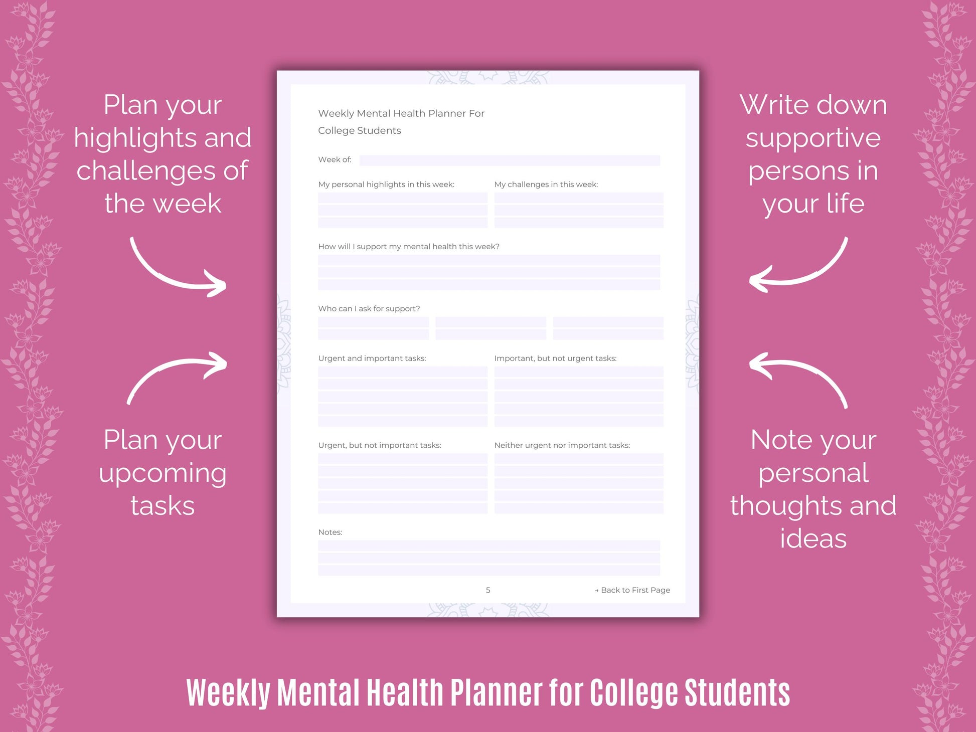 College Goal Setting, College Cheat Sheet, College Workbooks, College Journaling, Student, College Notes, College Templates, College Mental Health, College Therapy, College Resources, College Tools, College Journals, College Counseling, College Planners