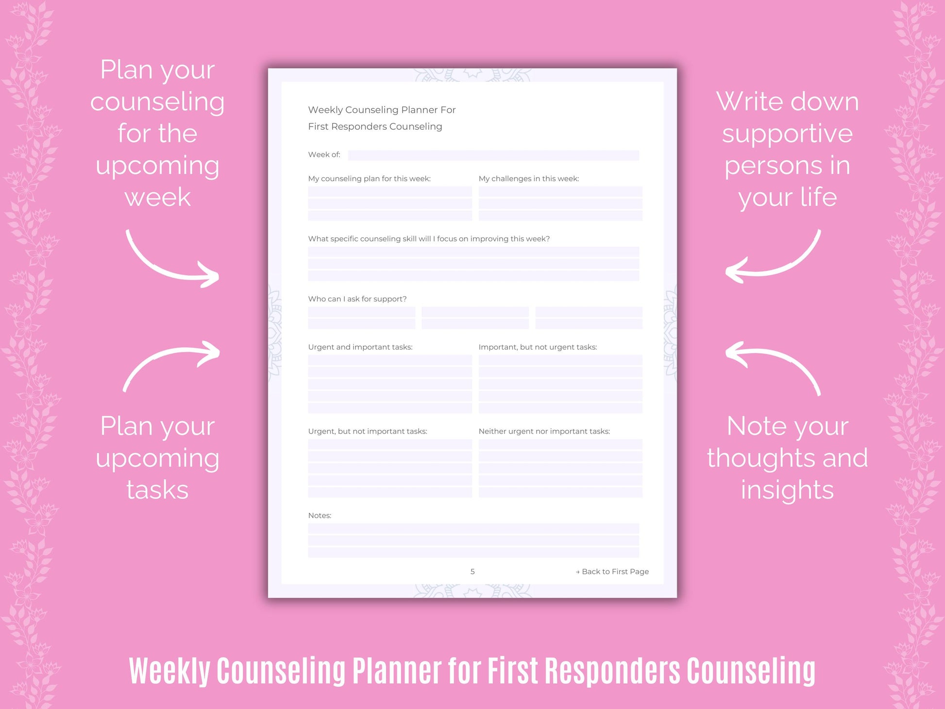 First Responders Counseling Workbook