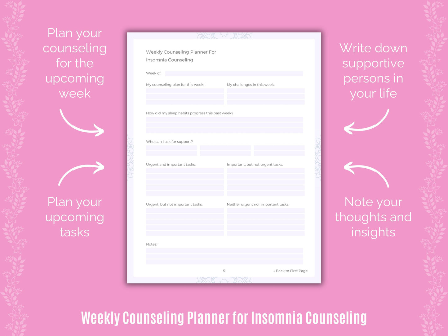 Insomnia Counseling Workbook