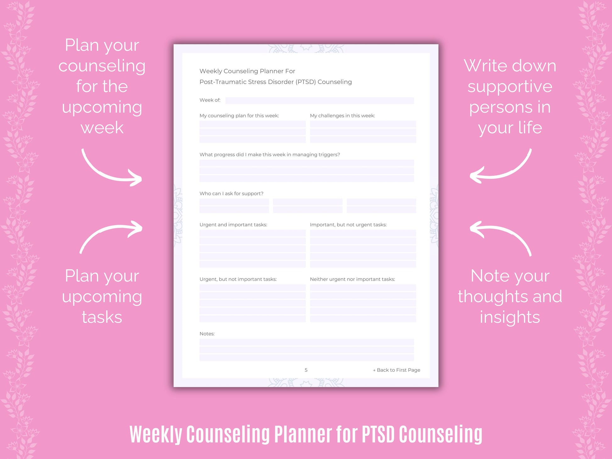 Counseling Planner