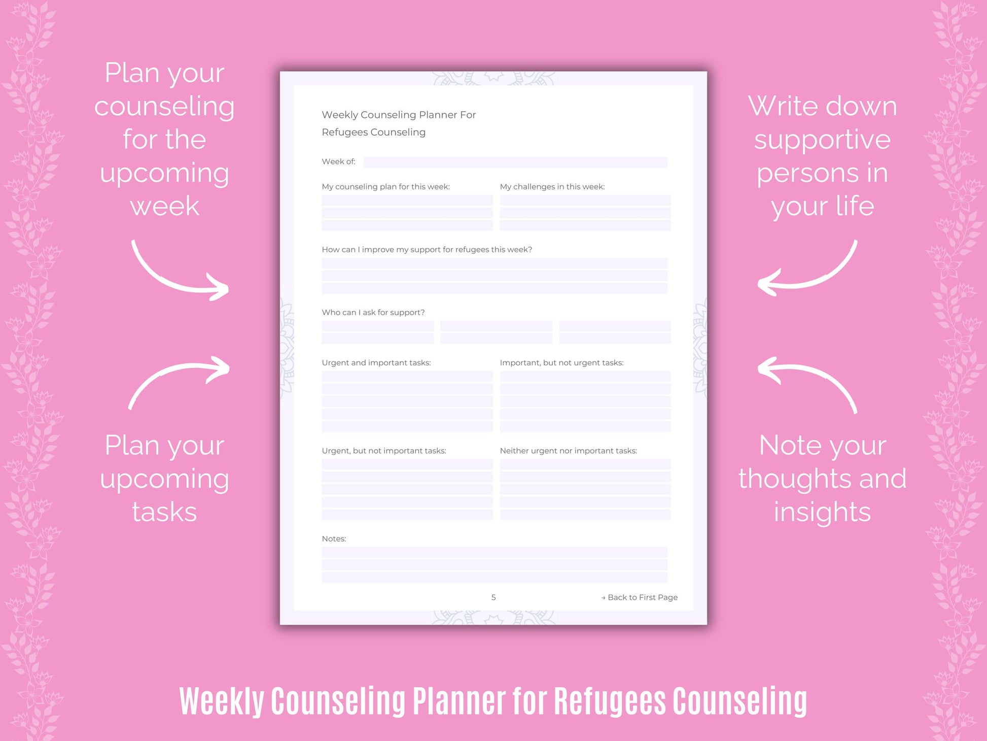 Refugees Counseling Workbook