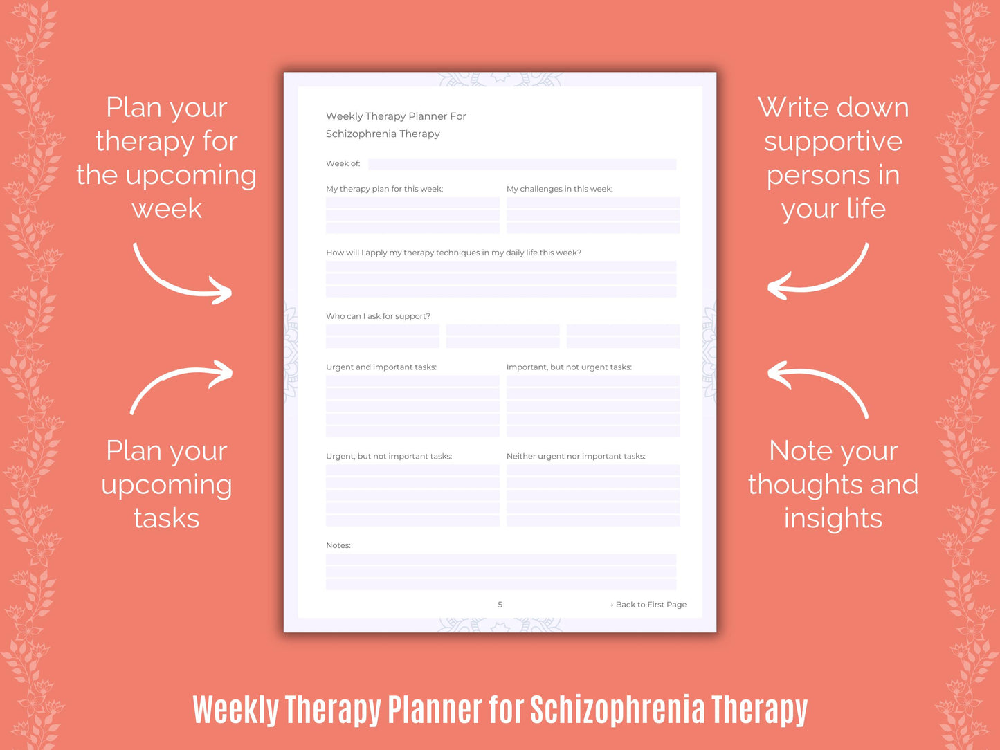 Schizophrenia Therapy, Goal Setting, Therapy, Journals, Journaling, Resources, Cheat Sheet, Schizophrenia Notes, Schizophrenia Tools, Workbooks, Planners, Templates, Counseling