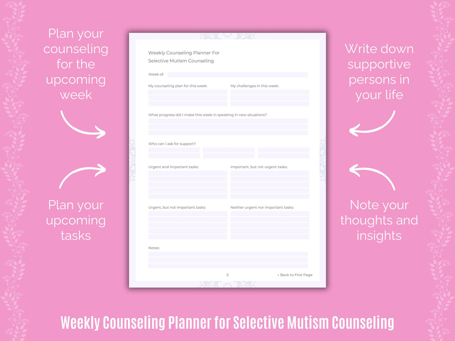 Selective Mutism Counseling Cards