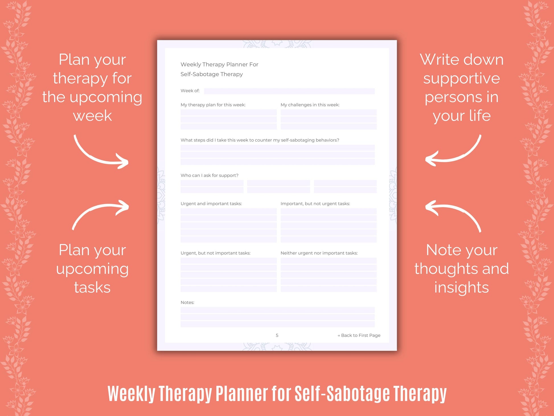 Planners, Cheat Sheet, Therapy, Resources, Self-Sabotage Therapy, Self-Sabotage Notes, Counseling, Workbooks, Journaling, Self-Sabotage Tools, Journals, Goal Setting, Templates