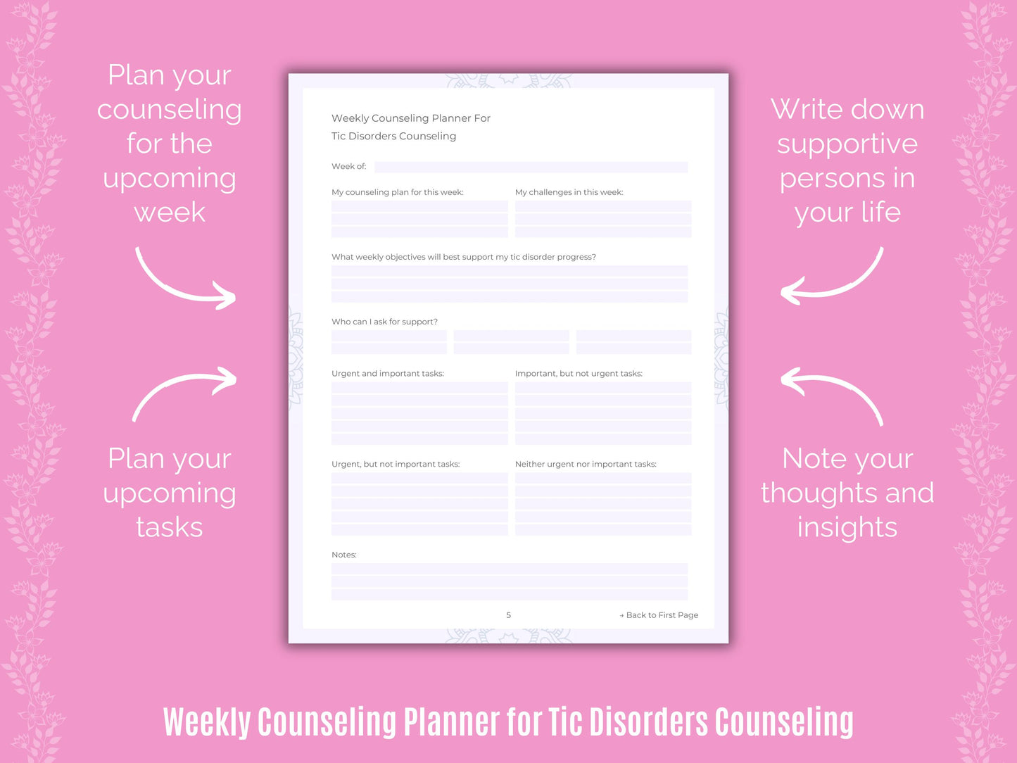 Tic Disorders Counseling