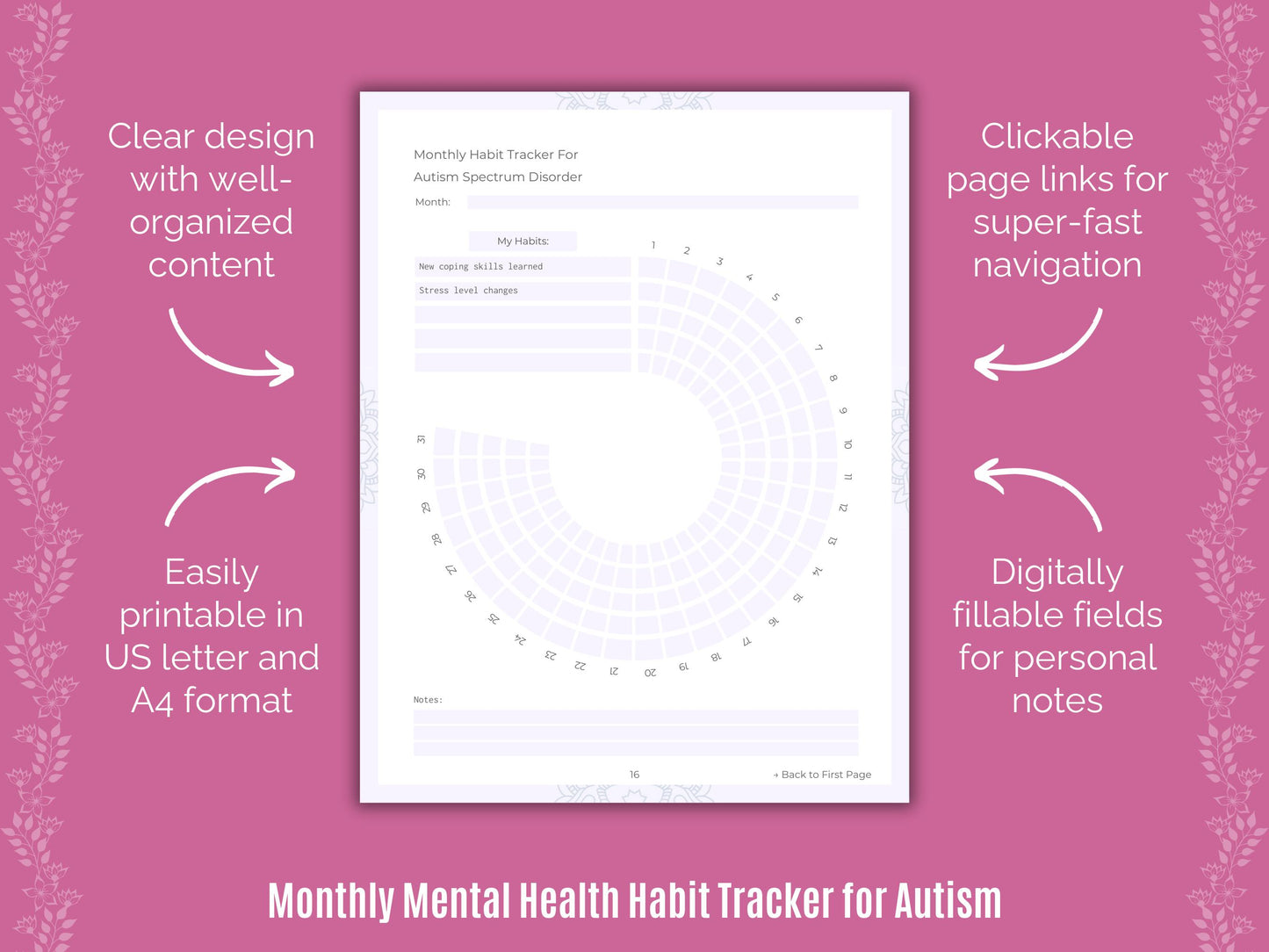 Autism Spectrum Disorder Mental Health, Templates, Goal Setting, Therapy, Notes, Cheat Sheet, Tools, Planners, Workbooks, Resources, Counseling, Journals, Journaling
