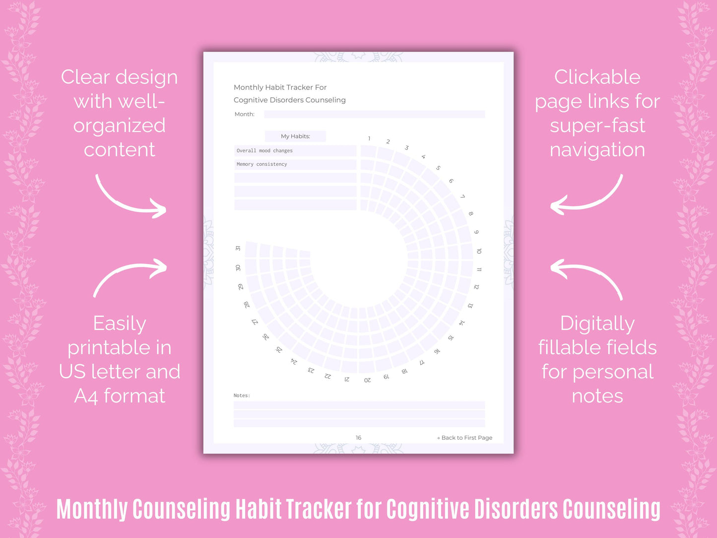 Cognitive Disorders Counseling Tracker
