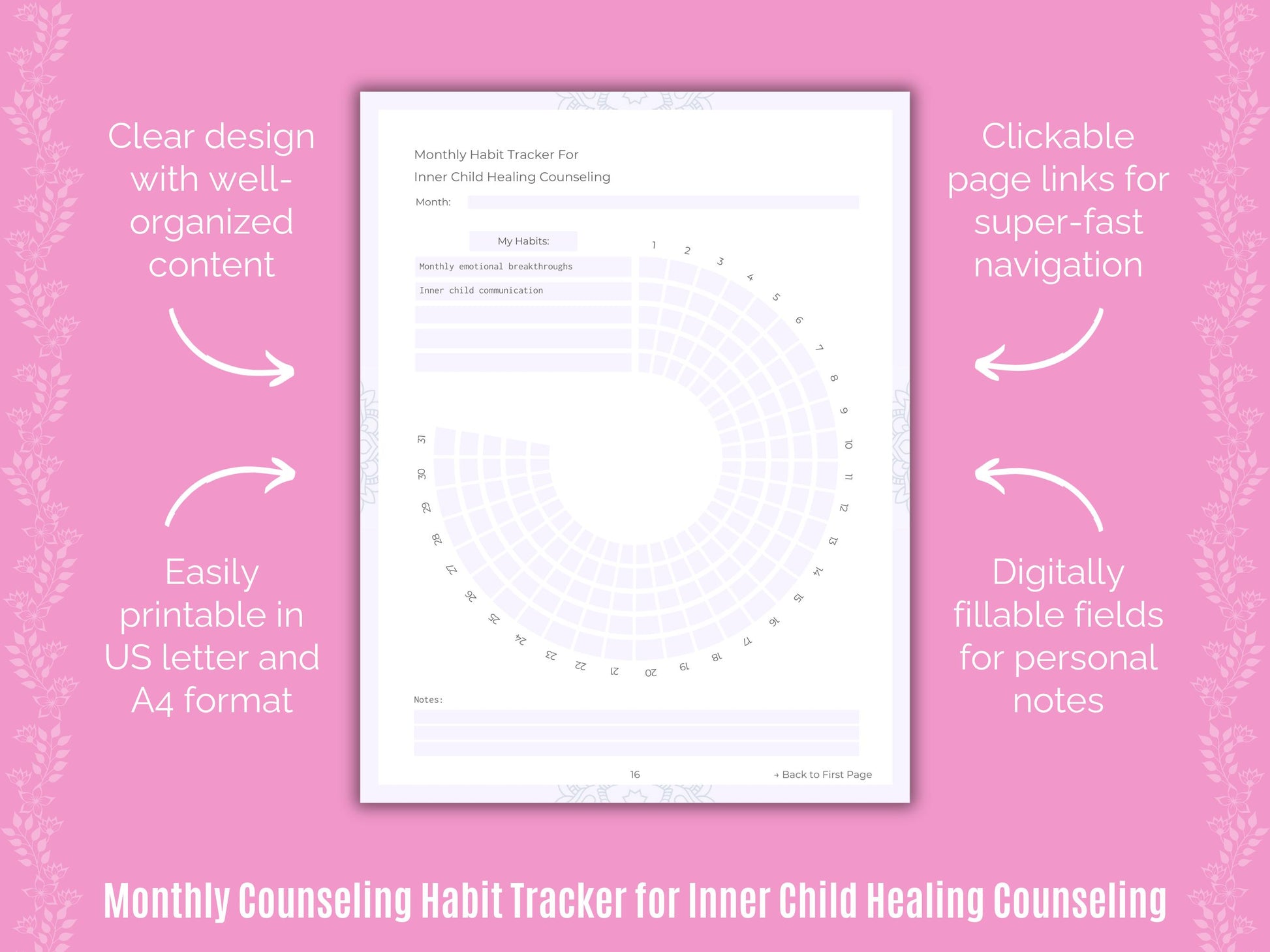 Inner Child Healing Counseling Workbook