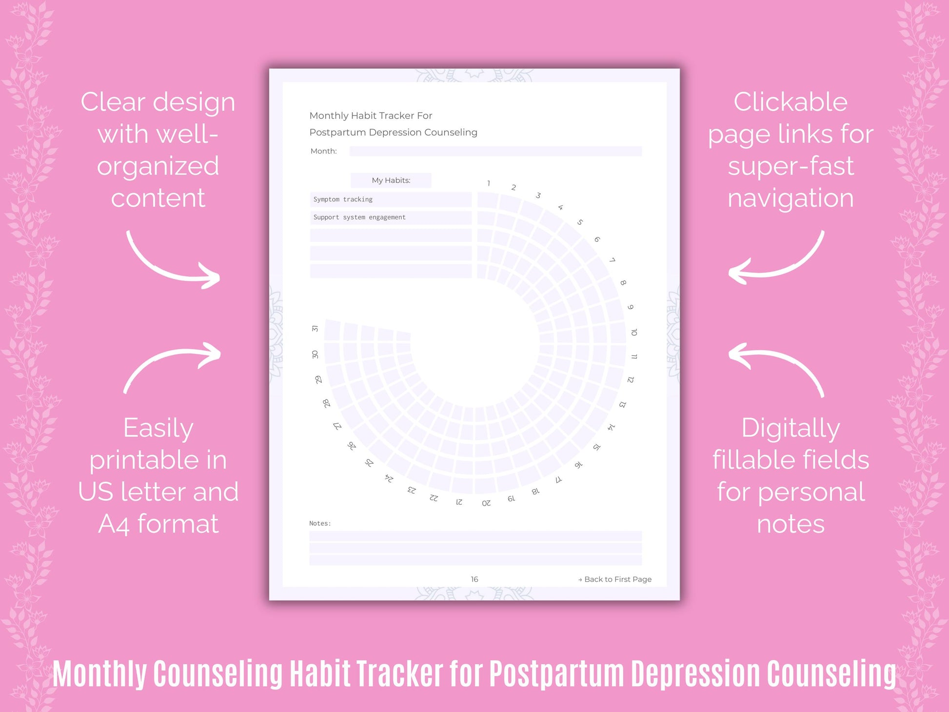 Postpartum Depression Counseling Cards